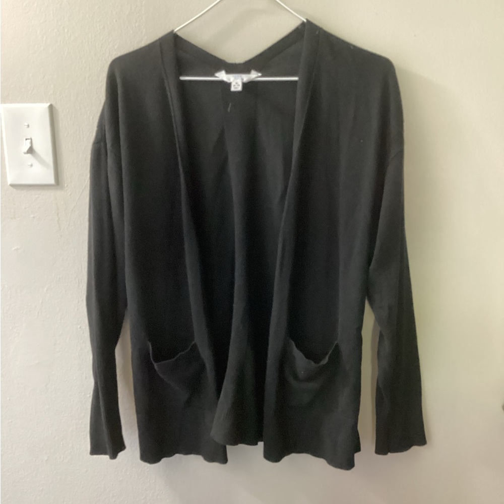 Women’s Time And Tru Medium Open Front Cardigan Tote2